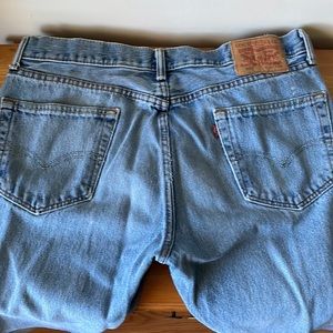 Vintage, Heavy distressed Levi Jeans